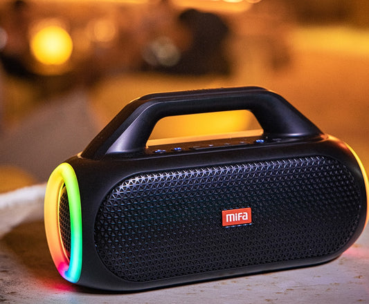 RGB 60W Cylindrical Speaker with Handle